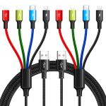4-in-1 Braided Multi Charging Cable
